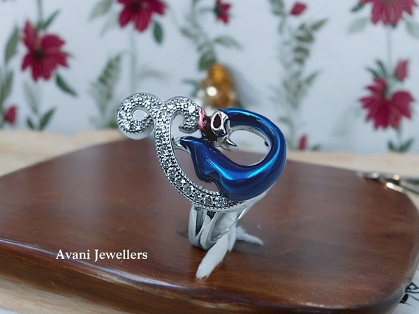 Avani Jewellers Silver Ladies Cocktail Ring - 4.17, 10