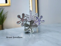 Avani Jewellers Silver Ladies Cocktail Ring - 8.67, 16