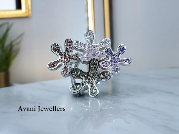 Avani Jewellers Silver Ladies Cocktail Ring - 8.67, 16
