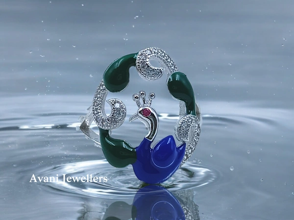 Avani Jewellers Silver Ladies Cocktail Ring - 4.83, 17