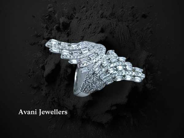 Avani Jewellers Silver Ladies Cocktail Ring - 7.11, 15