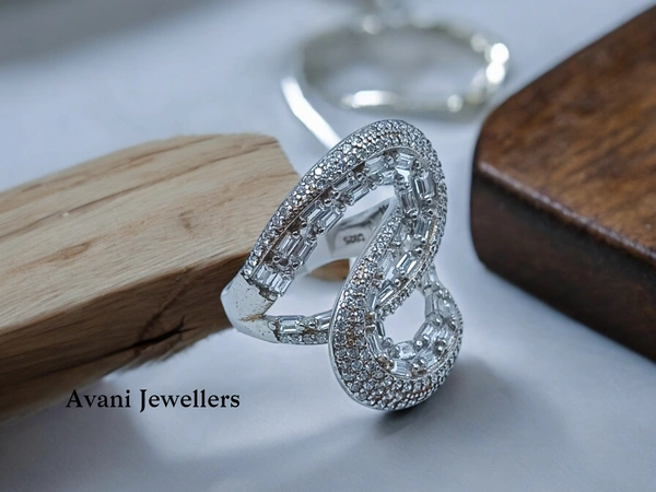 Avani Jewellers Silver Ladies Cocktail Ring - 6.88, 18
