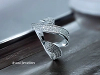 Avani Jewellers Silver Ladies Cocktail Ring - 4.67, 19