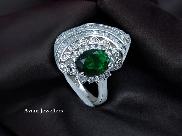 Avani Jewellers Silver Ladies Cocktail Ring - 6.05, 18