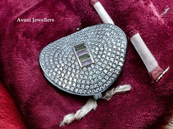 Avani Jewellers Silver Ladies Cocktail Ring - 11.9, 17