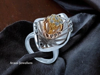 Avani Jewellers Silver Ladies Cocktail Ring - 8.83, 11