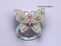 Avani Jewellers Silver Ladies Cocktail Ring - 8.58, 20