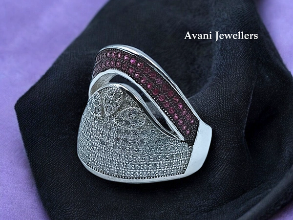 Avani Jewellers Silver Ladies Cocktail Ring - 9.89, 13