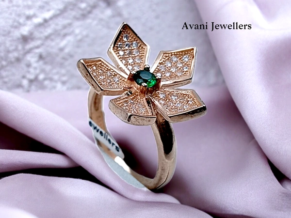 Avani Jewellers Silver Ladies Cocktail Ring - 4.26, 15