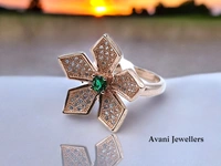 Avani Jewellers Silver Ladies Cocktail Ring - 4.26, 15