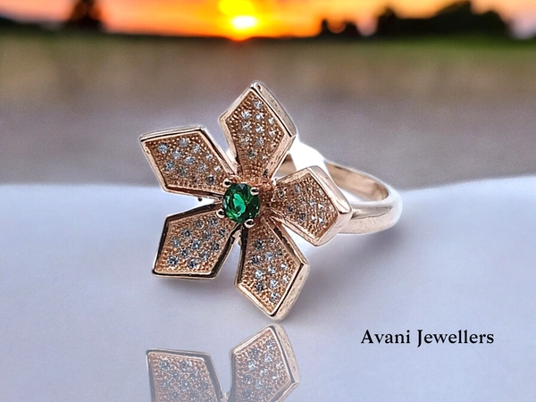 Avani Jewellers Silver Ladies Cocktail Ring - 4.26, 15