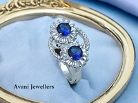 Avani Jewellers Silver Ladies Cocktail Ring - 4.89, 18