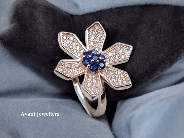 Avani Jewellers Silver Ladies Cocktail Ring - 4.05, 15