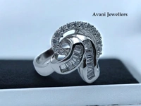 Avani Jewellers Silver Ladies Cocktail Ring - 6.18, 17