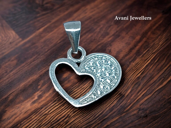 Avani Jewellers Silver Love Pendant - 1.83