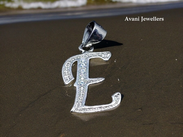 Avani Jewellers Silver Name Pendant - 1.06