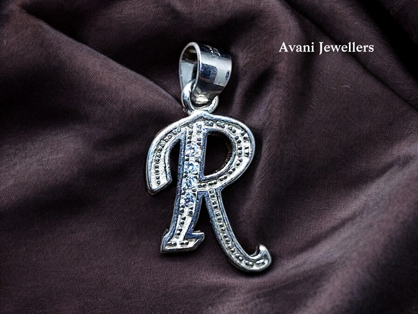 Avani Jewellers Silver Name Pendant - 1.15