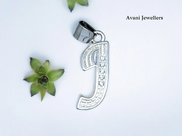 Avani Jewellers Silver Name Pendant - 0.94