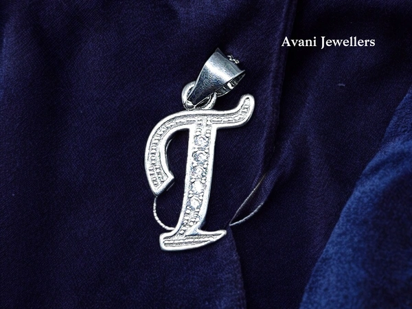 Avani Jewellers Silver Name Pendant - 1.01