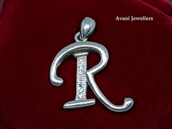 Avani Jewellers Silver Name Pendant - 2.67