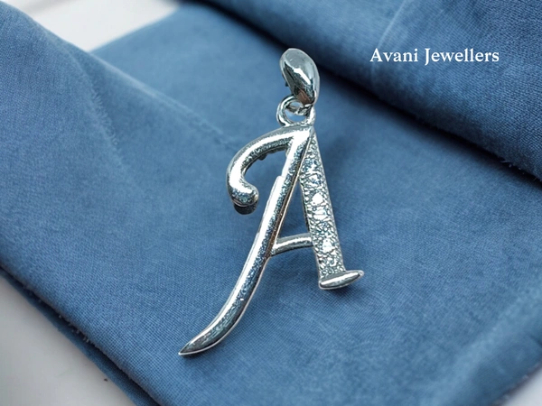 Avani Jewellers Silver Name Pendant - 2.43