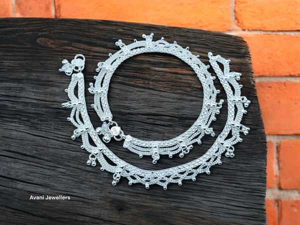 Silver Fancy Paayal