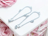 Avani Jewellers Silver Fancy Paayal - 27.8, 10.5 Inch