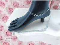 Avani Jewellers Silver Fancy Paayal - 11.72, 10.5 Inch