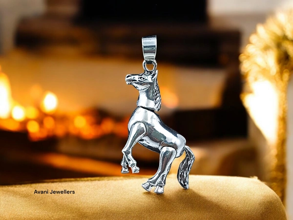 Avani Jewellers Silver Gents Fancy Pendant - 7.15