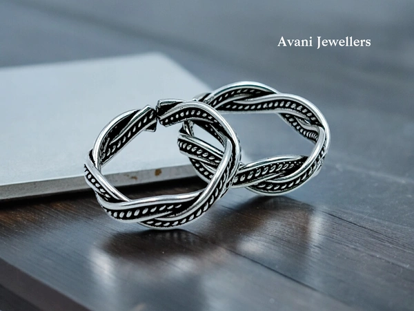 Avani Jewellers Silver Plain Bichiya - 3