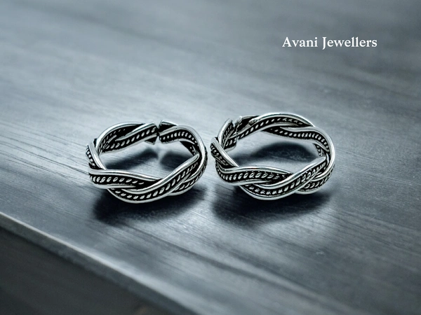 Avani Jewellers Silver Plain Bichiya - 3