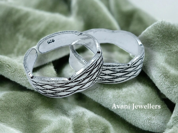 Avani Jewellers Silver Plain Bichiya - 4.4