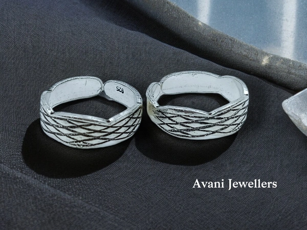 Avani Jewellers Silver Plain Bichiya - 4.4