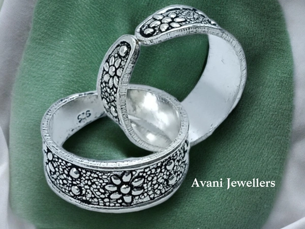 Avani Jewellers Silver Plain Bichiya - 2.99
