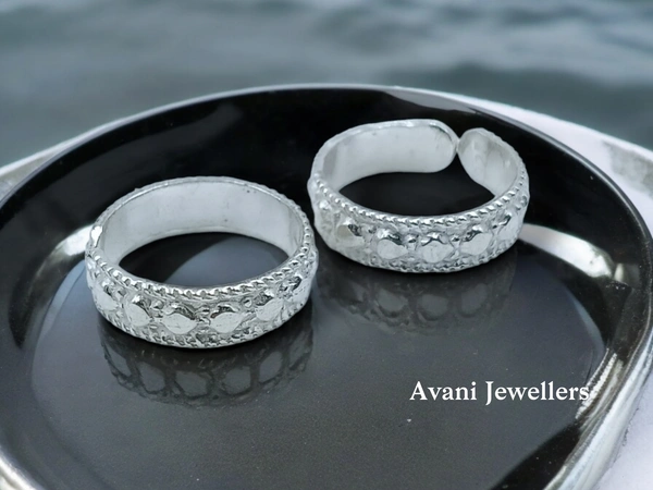 Avani Jewellers Silver Plain Bichiya - 4.53