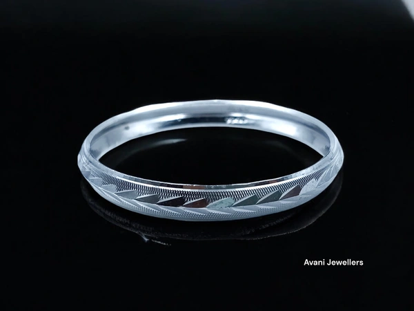 Avani Jewellers Silver Gents Kade - 16.93, 2 Inch