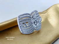 Avani Jewellers Silver Ladies Cocktail Ring - 9.14, 20