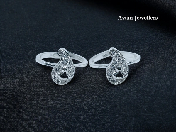 Avani Jewellers Silver Fancy Stone Bichiya - 3.43