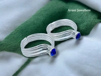 Avani Jewellers Silver Fancy Stone Bichiya - 4.15
