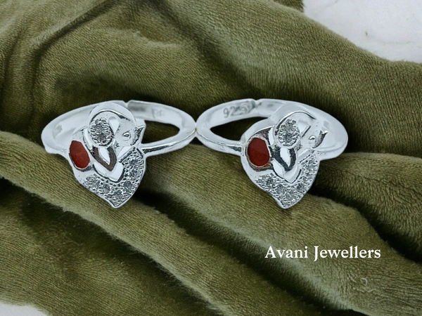 Avani Jewellers Silver Fancy Stone Bichiya - 3.61
