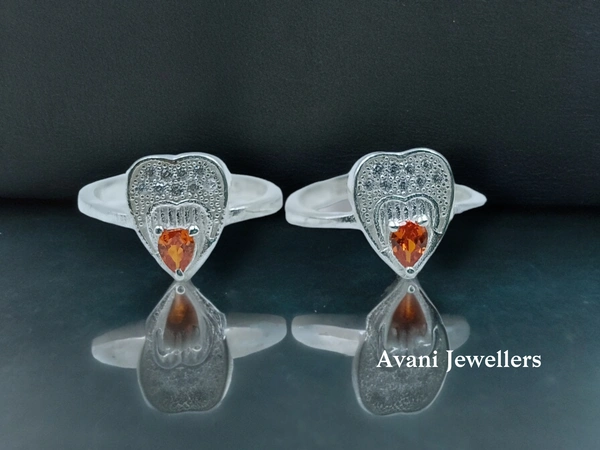 Avani Jewellers Silver Fancy Stone Bichiya - 3.61