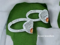 Avani Jewellers Silver Fancy Stone Bichiya - 3.61