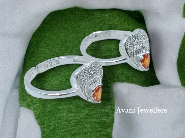 Avani Jewellers Silver Fancy Stone Bichiya - 3.61