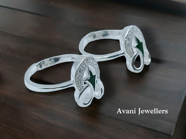 Avani Jewellers Silver Fancy Stone Bichiya - 3.65