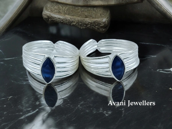 Avani Jewellers Silver Fancy Stone Bichiya - 4.36