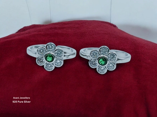 Avani Jewellers Silver Fancy Stone Bichiya - 3.72