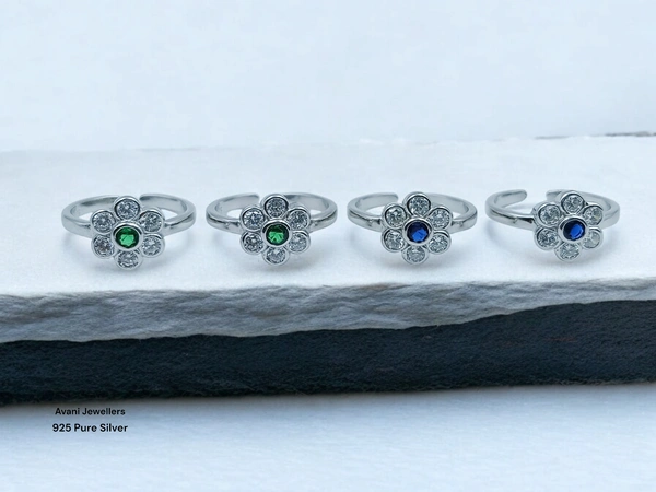 Avani Jewellers Silver Fancy Stone Bichiya - 3.72