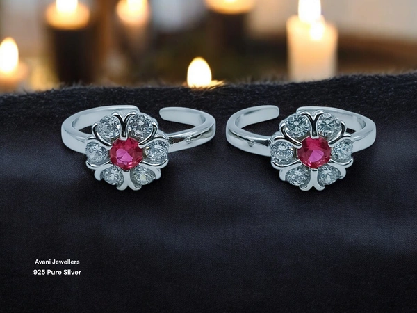 Avani Jewellers Silver Fancy Stone Bichiya - 3.89