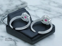 Avani Jewellers Silver Fancy Stone Bichiya - 3.89