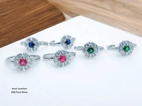 Avani Jewellers Silver Fancy Stone Bichiya - 3.89